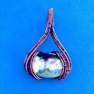TREE AGATE UNIQUE & SERENE PENDANT 🌲🌲 Wrapped in Copper❤️.